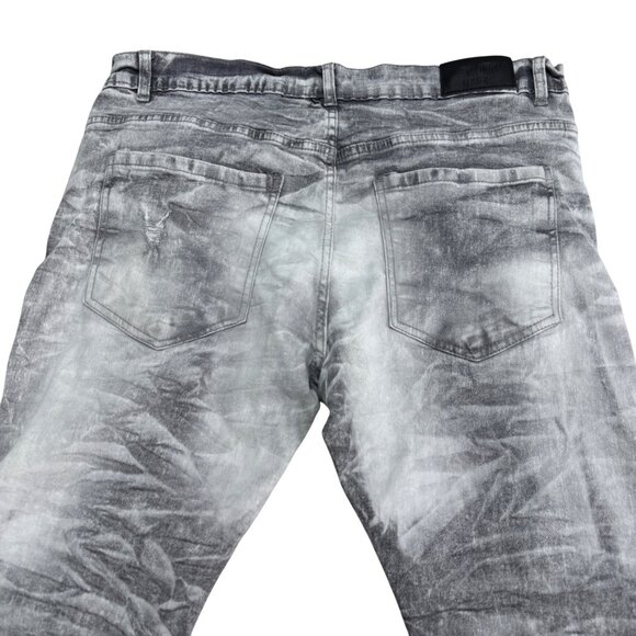 Evolution in Design Distressed Jean Men's Stretch Denim Pants, Size 36 x 34 - Picture 5 of 11